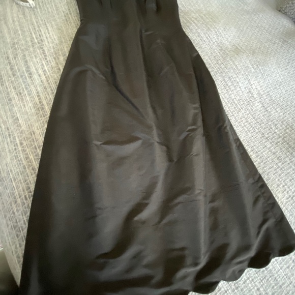 NYC DESIGNER STRAPLESS TAFFETA COCKTAIL DRESS - Picture 10 of 14